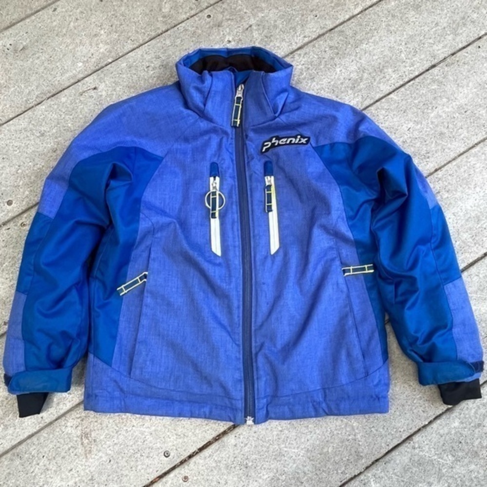 Phenix Blue Norge Lightening Ski‎ Skiing Snowboard Winter Jacket Boy Chest 36”